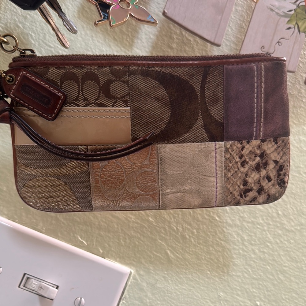 Patchwork Designer Clutch - image 2